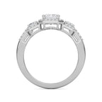 Emerald Cut Lab Diamond Eternity Band - Anniversary Bridal Ring