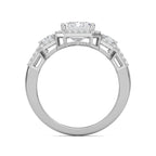 Emerald Cut Lab Diamond Eternity Band - Anniversary Bridal Ring