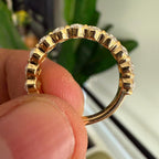 Lab Grown Diamond Band Classic Oval Cut Diamond Half Eternity Ring Lab Grown Diamond Engagement Ring For Her Wedding Ring Anniversary Gifts