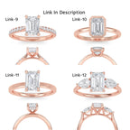 IGI Certified Emerald Cut Lab Grown Diamond Wedding Band, Bezel Set Lab Diamond Band, Anniversary Band, Full Eternity Stackable Bridal Band