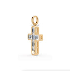 Emerald Pendant, 1.50 Ct Emerald Cut Lab Grown Diamond Pendant, IGI Certificate 14K Yellow Gold Emerald cut, Bezel Set Emerald Diamond