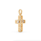 Emerald Pendant, 1.50 Ct Emerald Cut Lab Grown Diamond Pendant, IGI Certificate 14K Yellow Gold Emerald cut, Bezel Set Emerald Diamond