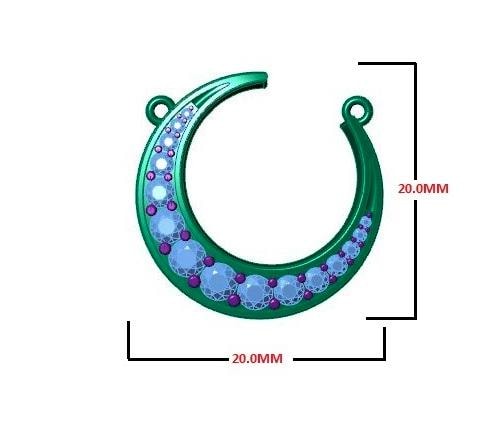 14k Gold Lab Diamond Crescent Moon Necklace - Celestial Jewelry Gift