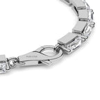 14k Gold Baguette Lab Grown Diamond Tennis Bracelet, Ethical Fine Jewelry for Her, Dainty Luxury Jewelry, Anniversary Gift