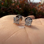 Cushion Lab Grown Diamond Stud Earrings, Cushion Diamond Studs, 0.5-4.0CT Cushion Earrings, Anniversary Gift for Women, Wedding Earrings