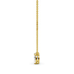 Toi Et Moi Lab Grown Diamond Pendant | Oval & Pear Two-Stone Necklace in 14K Gold | Romantic Luxury Gift for Her