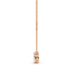 Toi Et Moi Lab Grown Diamond Pendant | Oval & Pear Two-Stone Necklace in 14K Gold | Romantic Luxury Gift for Her