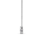Toi Et Moi Diamond Necklace | Radiant & Round Two Stone Lab Grown Pendant in 14K Gold | Romantic Anniversary Gift for Her