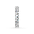 Princess Cut Diamond Eternity Band, Stackable Ring, Female Wedding Band, Lab Diamond Full Eternity Wedding Band, Princess Diamond Ring