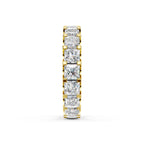 Princess Cut Diamond Eternity Band, Stackable Ring, Female Wedding Band, Lab Diamond Full Eternity Wedding Band, Princess Diamond Ring