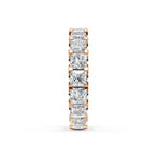 Princess Cut Diamond Eternity Band, Stackable Ring, Female Wedding Band, Lab Diamond Full Eternity Wedding Band, Princess Diamond Ring