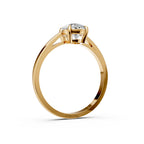 1.50 CT Pear Cut Lab Grown Diamond Engagement Ring, IGI Certified, 14K Gold Solitaire Ring, Pear Cut Bridal Ring, Anniversary Ring