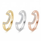 Lab Grown Diamond Wedding Ring Contoured Comfort Fit Band | Curved Diamond Wedding Band in Solid Gold | Bridal Ring