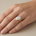 Oval Lab Diamond Ring 2.00 Ctw, 14k Gold Solitaire Engagement Ring, Minimalist Elegant Proposal Ring, Ethical Luxury Ring Gift