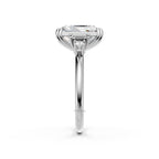 5 CT Five Stone Radiant Cut Lab Grown Diamond Engagement Ring, Baguette & Princess Cut Side Stones, Anniversary Ring, 14K Wedding Gift