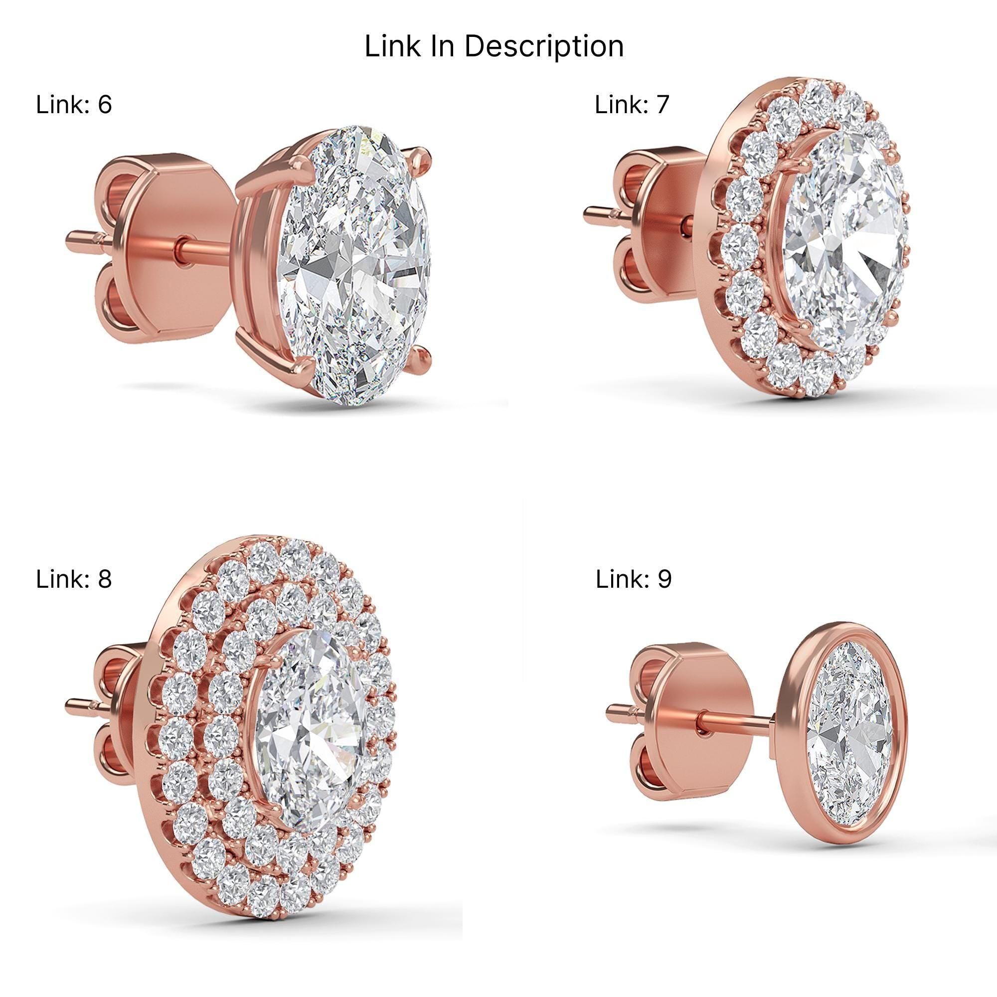 Oval Cut Lab Grown Diamond Dangling Earrings,Dangle and Drop Wedding Earrings for Women, Lever Back Earrings, Anniversary Gifts For Her