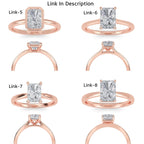Radiant Cut Lab Grown Diamond Engagement Ring Yellow Gold Bezel Solitaire Radiant Lab Diamond Bezel Set Solitaire Anniversary Gift Ring