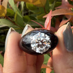 Lab Grown Diamond Engagement Ring | 3.50 Carat Round Cut 14K Gold Art Deco Ring | Luxury Bridal Jewelry