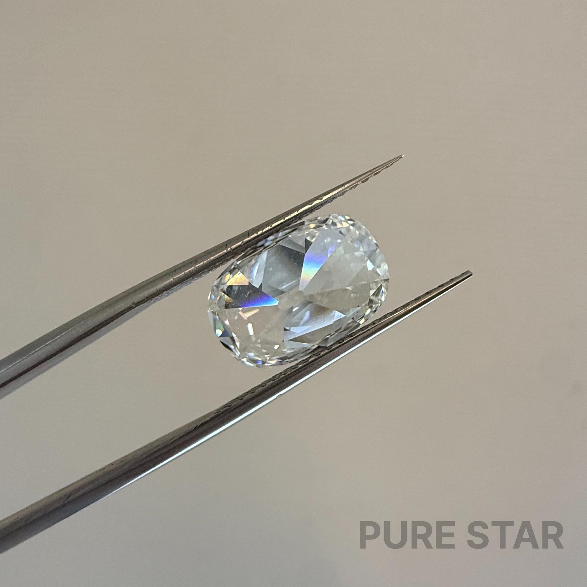 3.50 Ct Old Miner Cushion Lab Grown Diamond IGI Certified E F VVS2 VS1 Loose Diamond CVD Type IIa Excellent Cut No Fluorescence