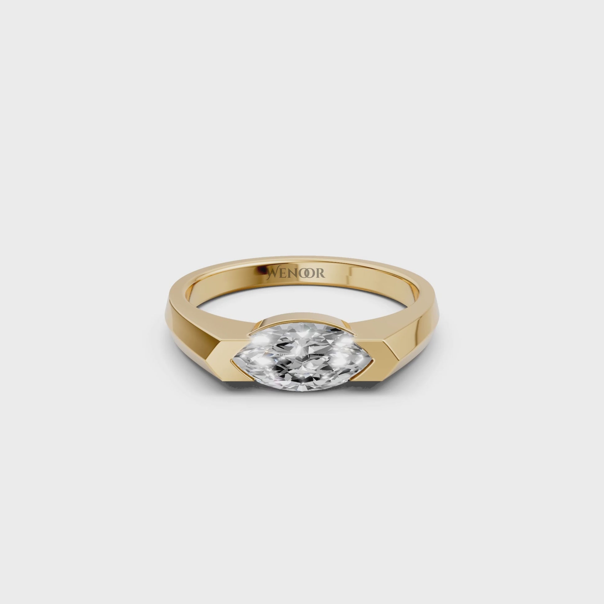 marquise diamond solitaire engagement rings