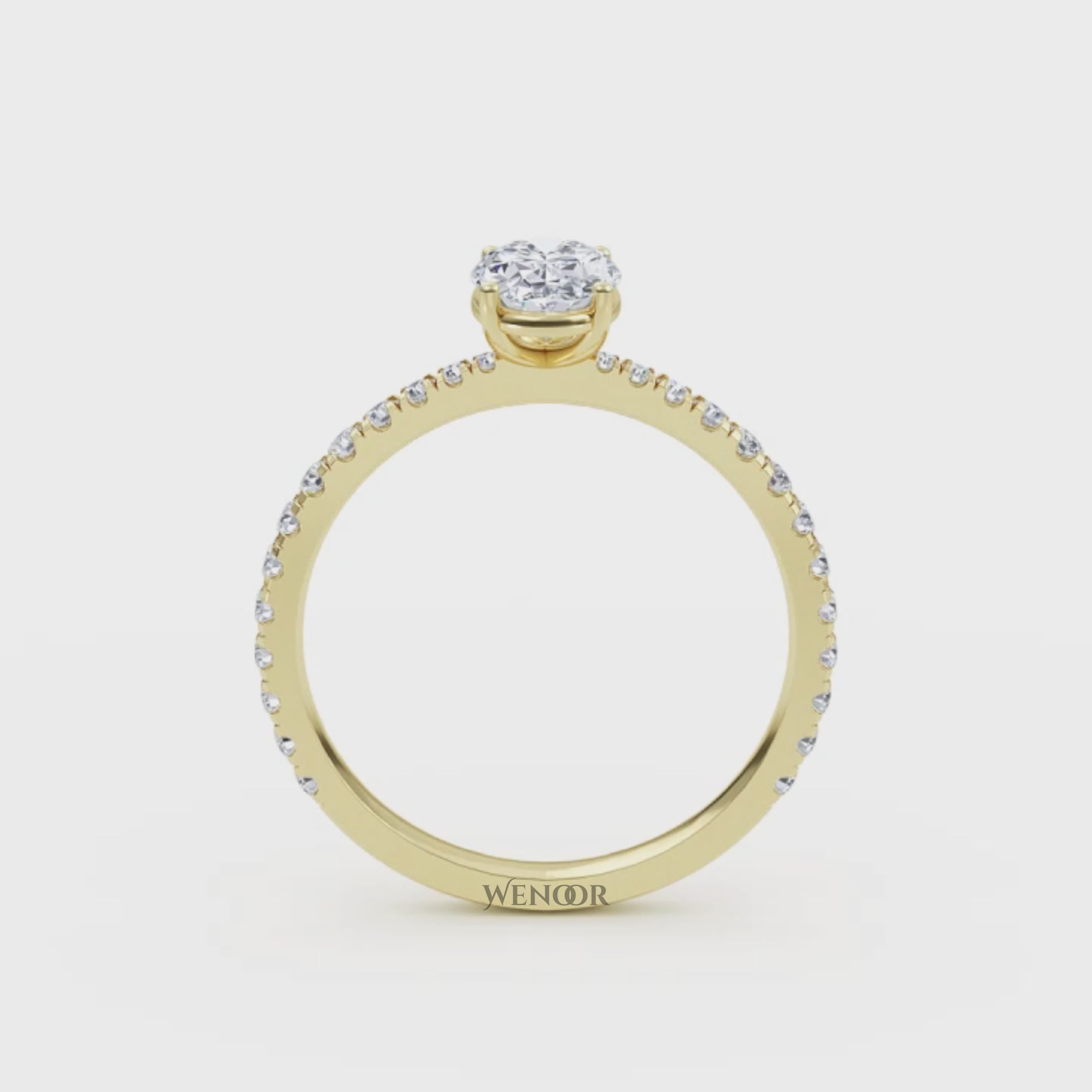 Oval Cut Lab Grown Diamond Engagement Ring Ethical 10k,14K,18k Gold Solitaire with Brilliant Lab Created Diamond
