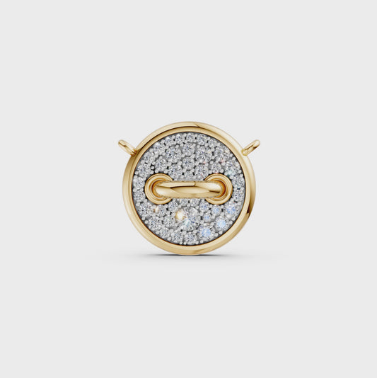 Keira Pomellato Pom Pom Dot pendant necklace with round lab-grown diamonds - Video