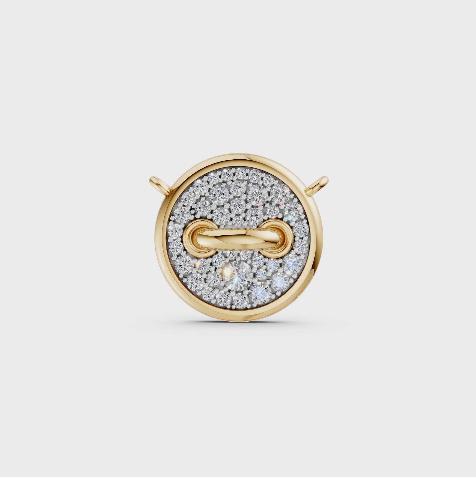 Keira Pomellato Pom Pom Dot pendant necklace with round lab-grown diamonds - Video