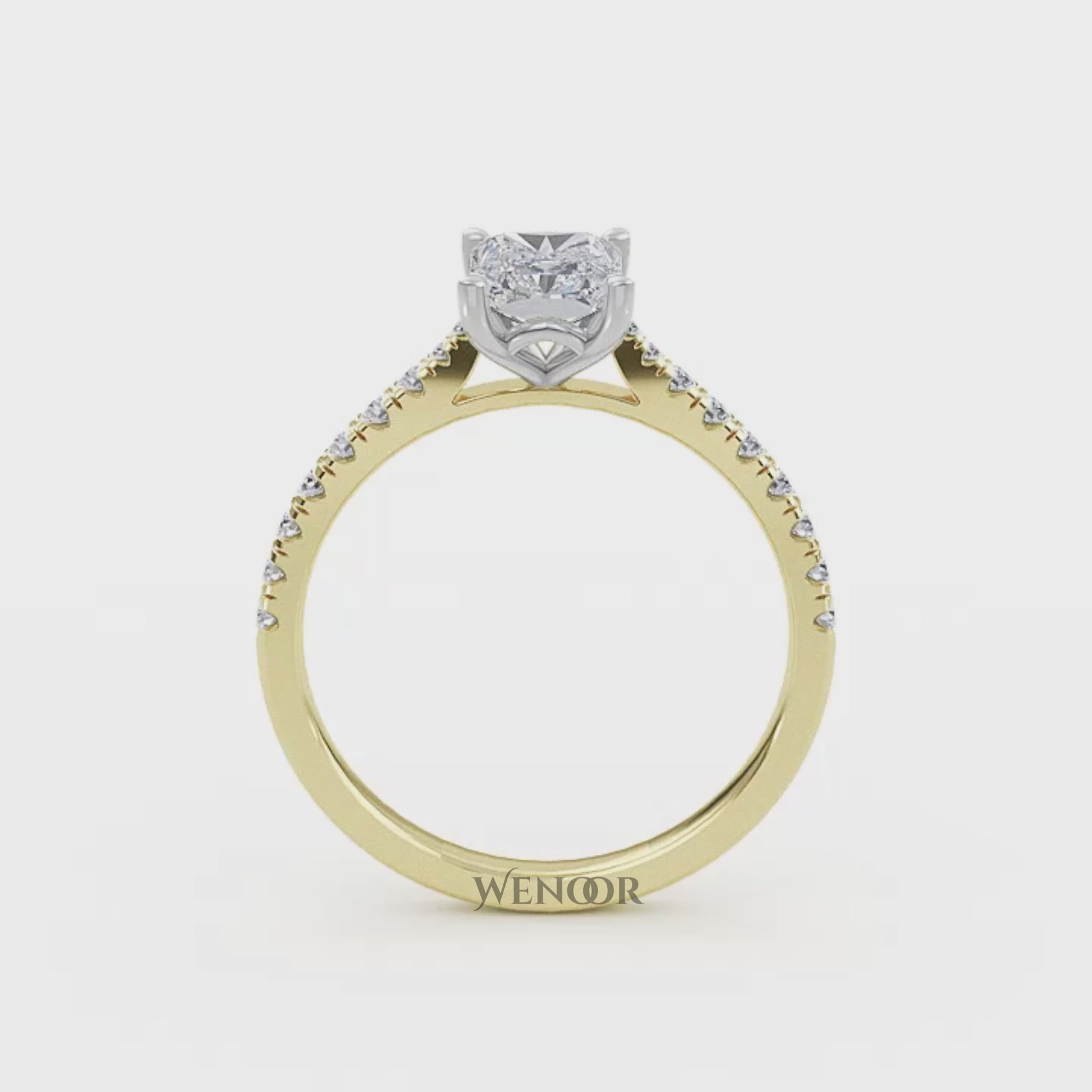 Sparkling Radiant Cut Lab Diamond Ring – Wedding & Engagement Jewelry