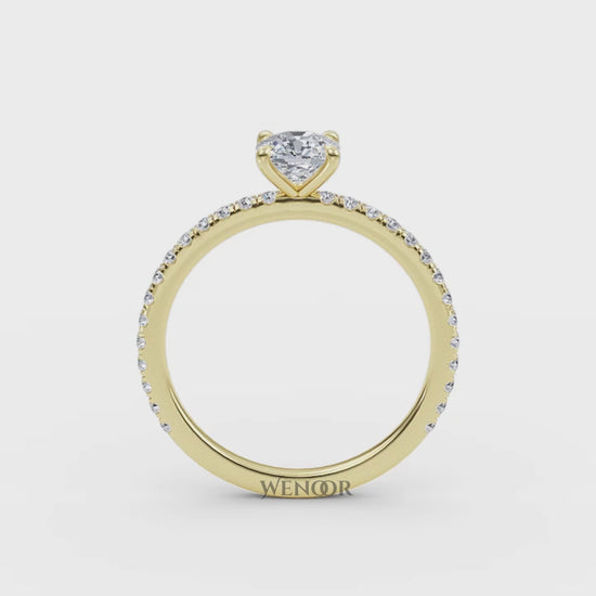 Vintage Cushion Cut Lab Grown Diamond Ring – Wenoor’s Ethical Luxury Collection