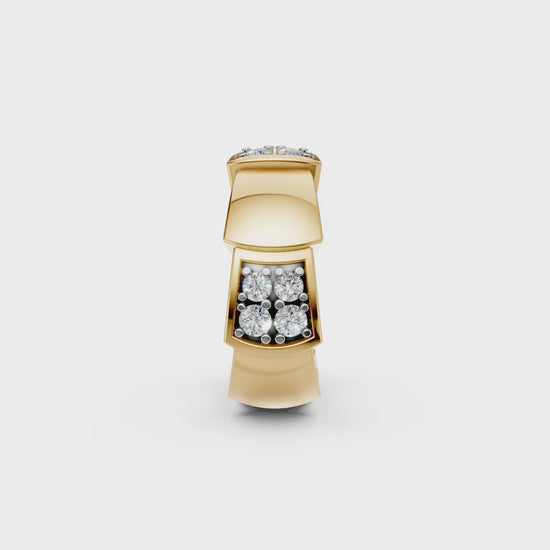 Destinee ring pendant necklace with round lab-grown diamonds - video