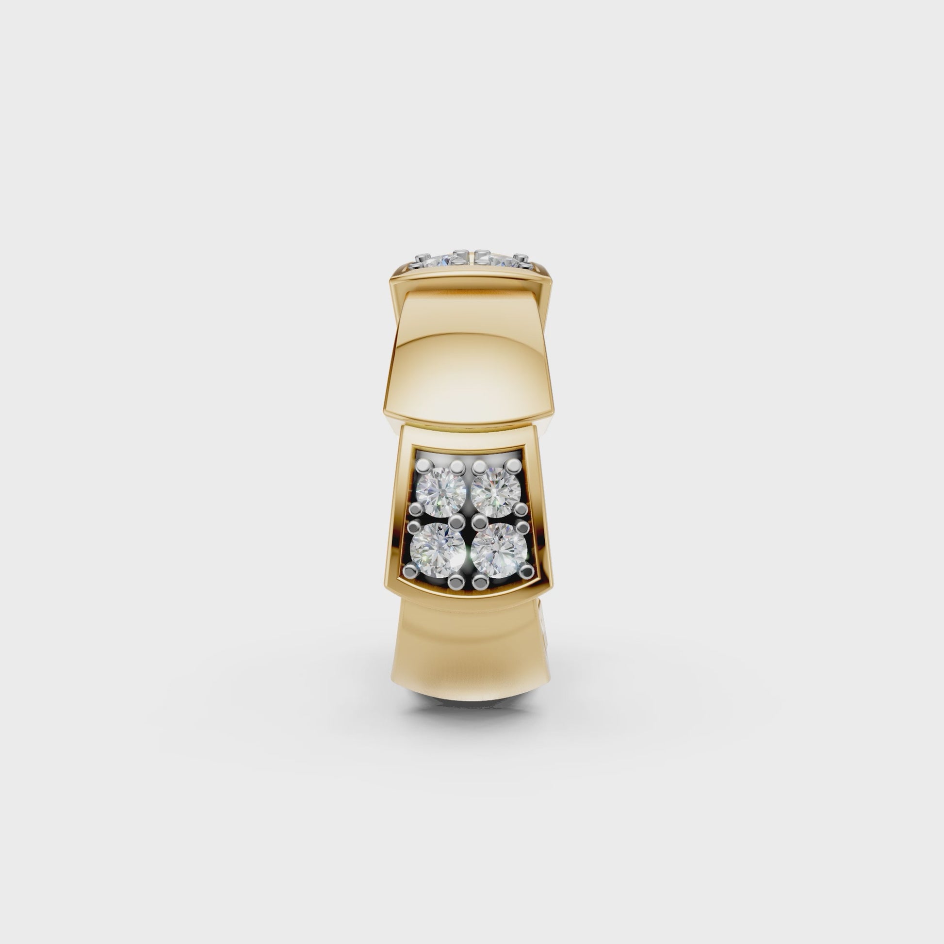 Destinee ring pendant necklace with round lab-grown diamonds - video
