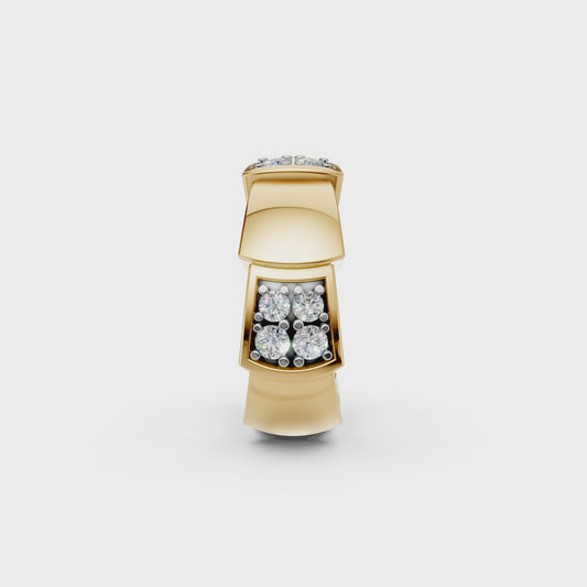 Destinee ring pendant necklace with round lab-grown diamonds - video