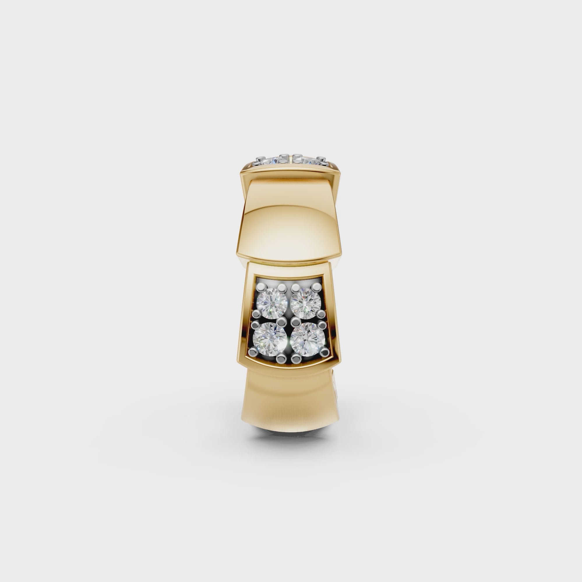 Destinee ring pendant necklace with round lab-grown diamonds - video