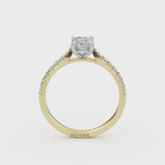 Elegant 2ct Oval Lab Diamond Ring Handcrafted Ethical Fine Jewelry for Engagements