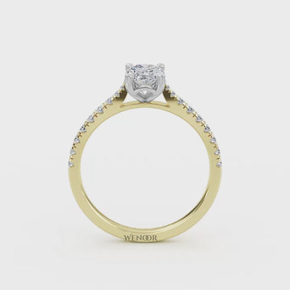 Elegant 2ct Oval Lab Diamond Ring Handcrafted Ethical Fine Jewelry for Engagements