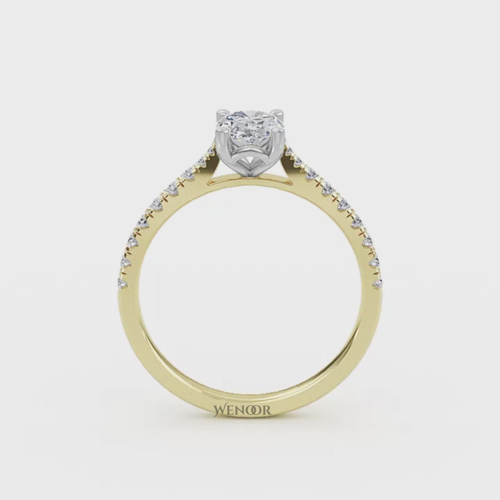 Elegant 2ct Oval Lab Diamond Ring Handcrafted Ethical Fine Jewelry for Engagements