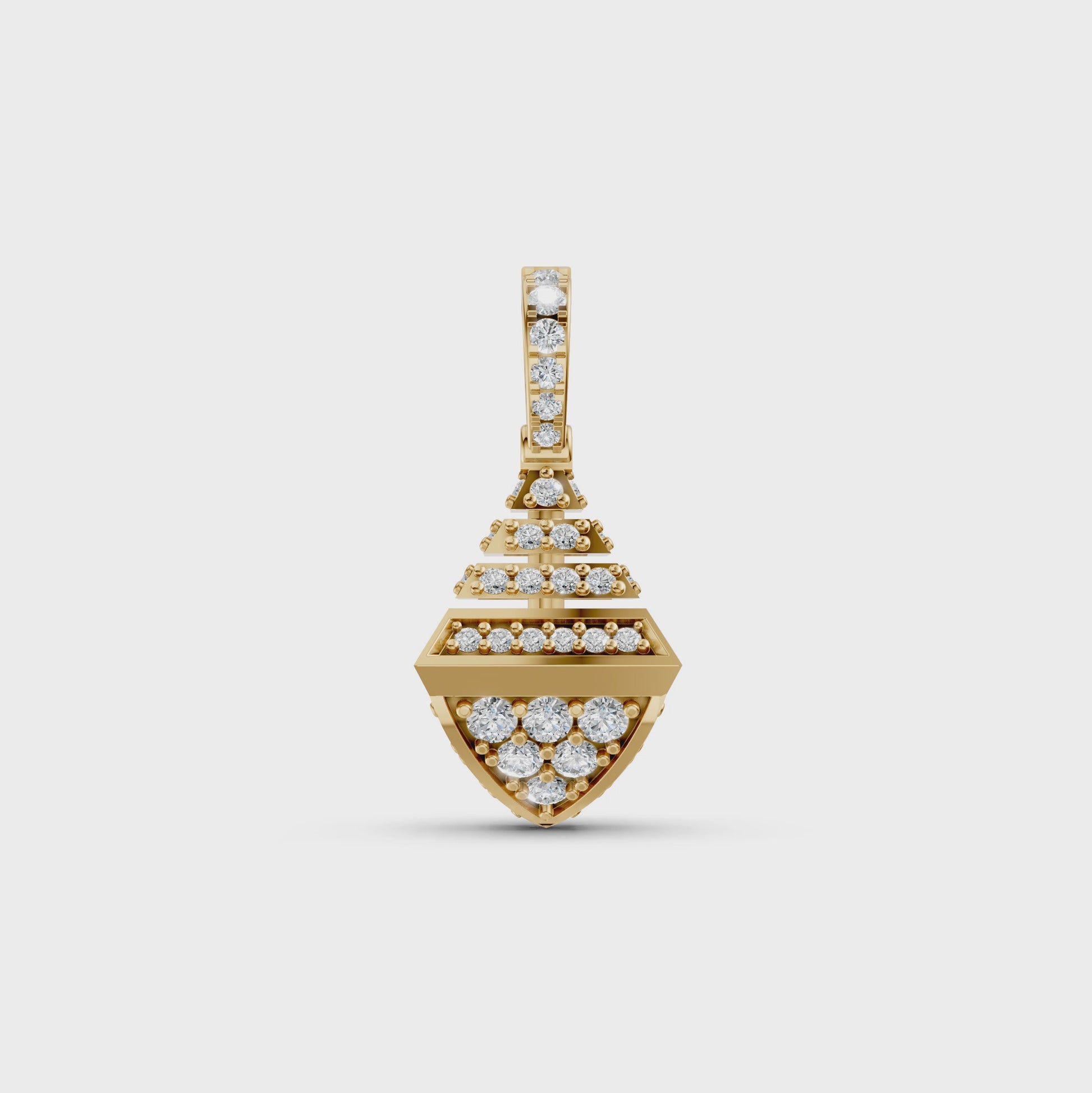 Minimalist Round Cut Lab Diamond Pendant Necklace