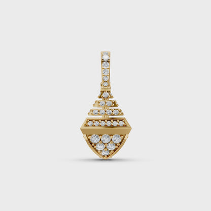 Minimalist Round Cut Lab Diamond Pendant Necklace